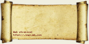 Jana Šarović vizit kartica